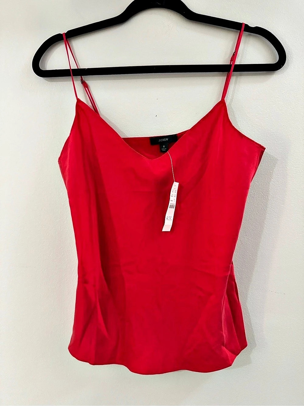 J.Crew Washable Silk Charmeuse Camisole Top